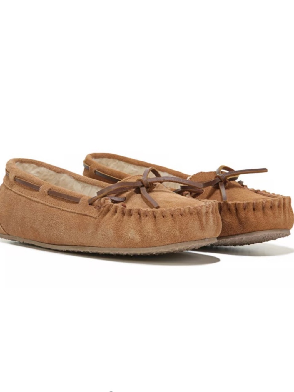 Sperry Top Sider MINNETONKA PILE LINED HARDSOLE MOCCASINS Women’s 6M